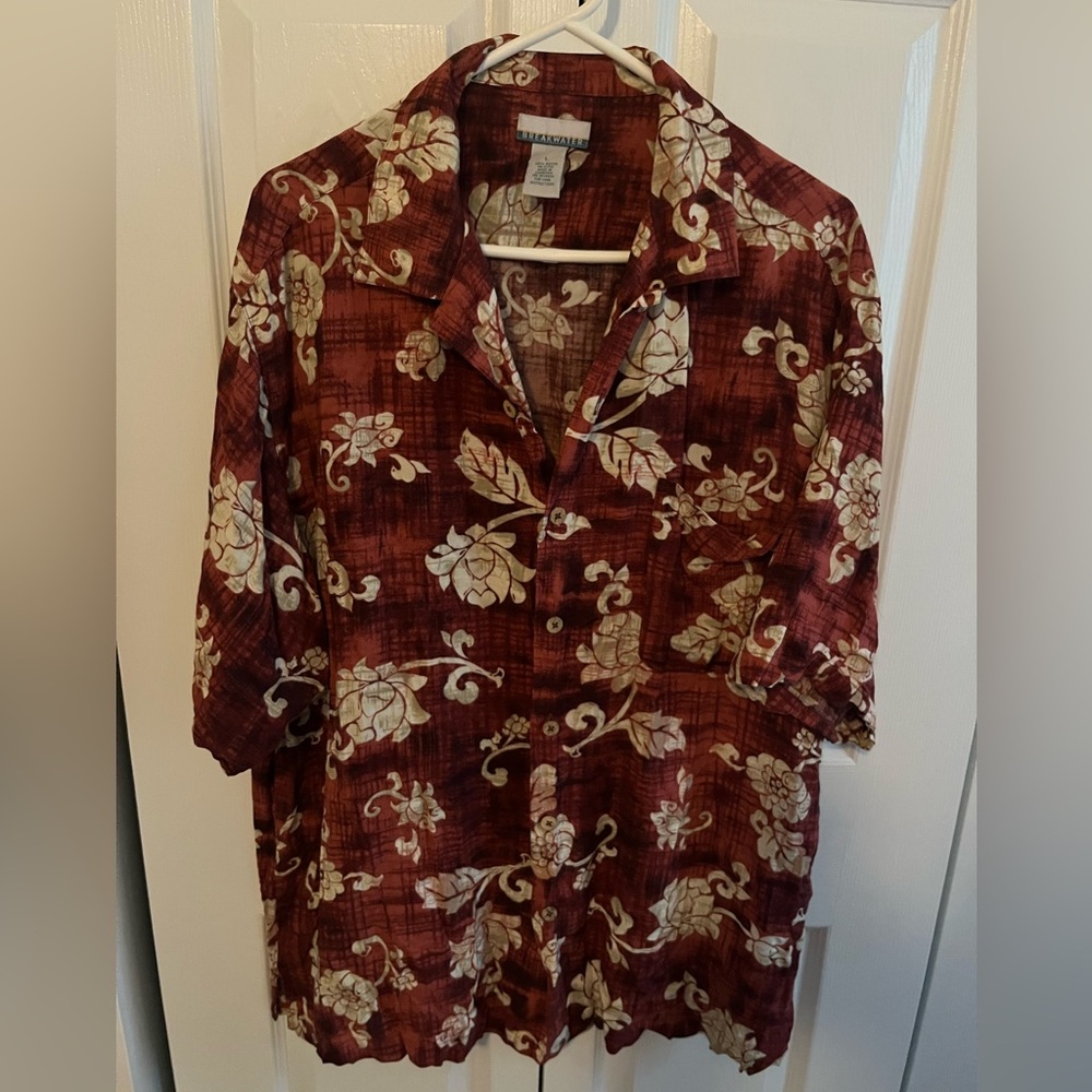 Breakwater men’s size large Hawaiian button up shirt